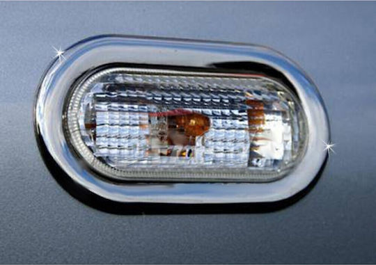 S-dizayn Flash за Seat Ибица 6L 3/5D пръстен хром 2000>2009 2бр