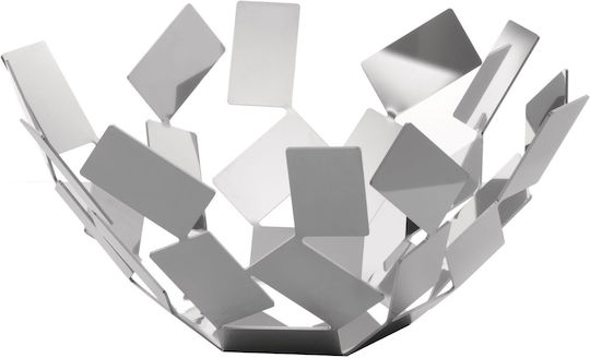 Alessi La Stanza Dello Scirocco Φρουτιέρα Inox Λευκή 27.3x27.3x13εκ.