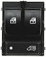 NTY Car Window Switch for Citroen Jumper Fiat Doblo / Ducato Peugeot Boxer 8pin Black