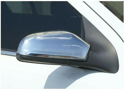 Omtec Exterior Mirror Covers Καπάκια Καθρεπτών Χρωμίου Σατινέ Πλαστικά 2 τμχ Opel Astra HB 5D/SD/SW 2004-2013 /OM