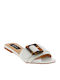 IQ Shoes Women's Flat Sandals in White Color