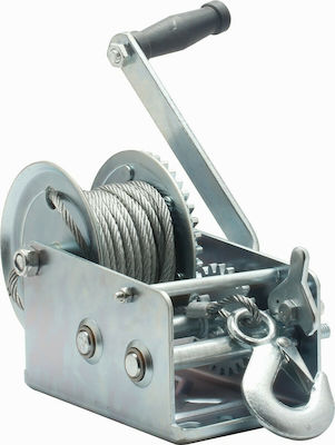 Express Trailer Winch Winch Manual 1134kg with wire rope 10m