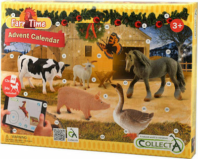 Collecta Παιχνίδι Μινιατούρα Farm Time Advent Caldendar για 3+ Ετών