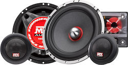 MTX Set Car Separate Round Speakers 6.5" 90W RMS (2 Way)