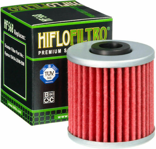 Hiflofiltro Φίλτρο Λαδιού Μοτοσυκλέτας για Kymco