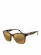 Armani Exchange Unisex Γυαλιά Ηλίου με Καφέ Κοκκάλινο Σκελετό και Χρυσό Καθρέφτη Φακό AX4105S 82135A