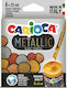 Carioca Metallic Ready Tempera Tempera Colour Paint Jar 25ml Multicolour 6pcs