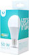 Forever Light Bec LED 8W 108mm pentru Soclu E27 și Formă A60 Alb cald 640lm