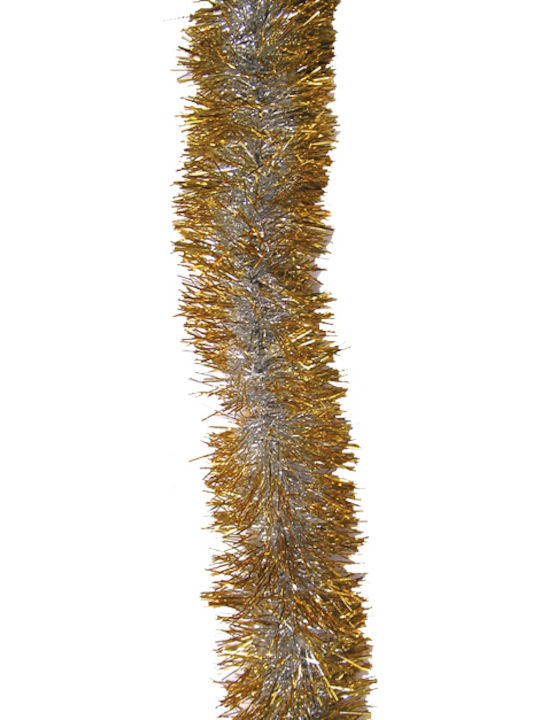 Weihnachtliche Girlande Plastik Silber 200x10cm 1Stück