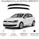 Heko Комплект Ветробрани Dark Fime за Volkswagen Поло 5D 2009/Polo Cross 2бр