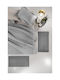 Guy Laroche Softy Modern Velvet Bedroom Rugs Set Charcoal 1176086122014 2pcs