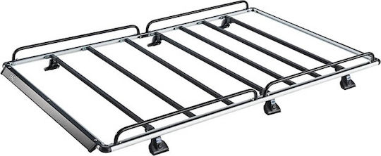 Auto Gs Aluminum Car Roof Rack Universal 130x120cm Cruz 906-552 Aluminum Roof Rack 130X120 (Set with Legs)