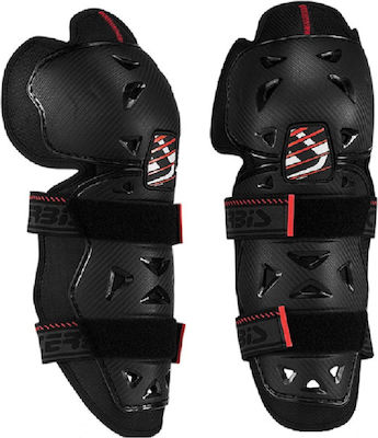 Acerbis Επιγονατίδες Profile 2.0 Rider Knee Protectors Μαύρο/Κόκκινο