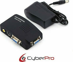 CyberPro CP-AV10 RCA / S-Video / VGA female σε VGA female CyberPro CP-AV10 RCA / S-Video / VGA female σε VGA female