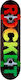 Rocket Skateboards Fade Rasta 8" 8" Σανίδα Shortboard Πολύχρωμη
