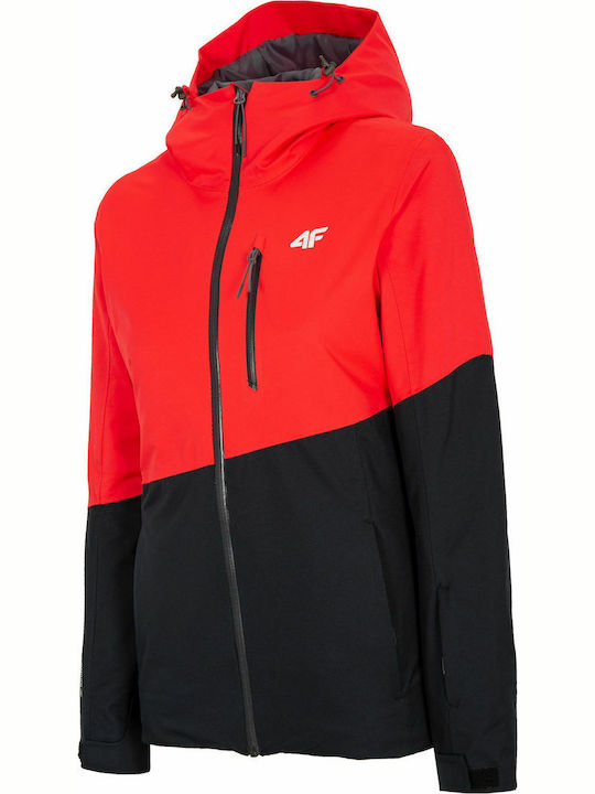 4F Women's Ski & Snowboard Jacket Red H4Z20-KUD...