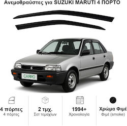Heko Front Car Windbreakers Dark Fime for Suzuki Liana 2 Pieces
