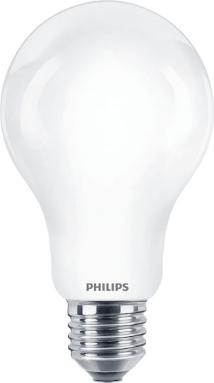 Philips Frosted LED Bulb 17.5W 121mm for Socket E27 and Shape A67 Natural White 2452lm