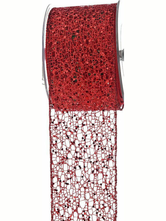 Iliadis Christmas Ribbon Red 900x7cm 1pc
