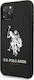 U.S. Polo Assn. Big Horse Back Cover Σιλικόνης Μαύρο (iPhone 11 Pro Max)