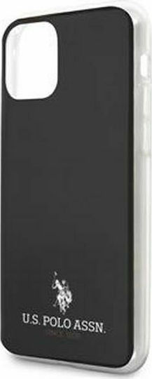 U.S. Polo Assn. Small Horse Back Cover Silicone Black (iPhone 11 Pro Max)