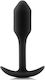 b-Vibe Snug Plug 1 Анална тапа Black 8.6см