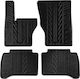 Gledring Satz Vorder- und Hintermatten 4Stück aus Gummi für Land Rover Range Rover 2013 Schwarz