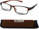 Kyros 408 Women's Reading Glasses +1.50 Brown