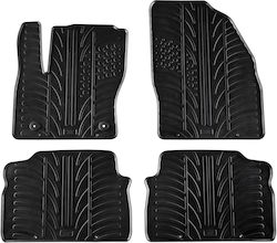 Gledring Set Front and Back 4pcs for Ford Kuga 2011-2013 Black