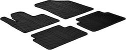 Gledring Set Front and Back 4pcs for Citroen C5 2008-2015 Black
