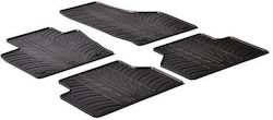 Gledring Set Front and Back 4pcs for Audi Q3 2011 Black