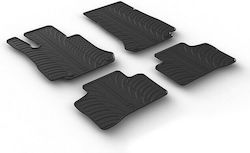 Gledring Set Front and Back 4pcs for Mercedes-Benz GLC 2015 Black