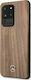 Mercedes-Benz Wood Cover Задна корица Дърво Кафяв (Galaxy S20 Ultra)