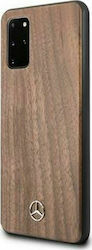 Mercedes-Benz Wood Cover Καφέ (Galaxy S20+)