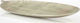 Eurolamp Christmas Platter Wooden Gold L40xW14.5xD3cm.