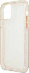 Guess Glitter Back Cover Πλαστικό Ροζ (iPhone 1...