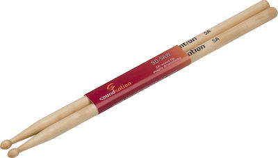 Soundsation 5A Drum Pair Maple Drumstick with Wooden Drop Head SD-5AW