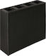 vidaXL Planter Box 79x76cm in Black Color 41084