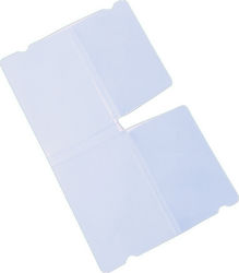 Πλαστική Τσέπης Αποθήκευσης Προσώπου Θήκη για Μάσκα Προστασίας σε Διάφανο χρώμα 1τμχ