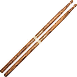 Promark 5B Classic Firegrain Hickory Drumstick with Wooden Oval Head