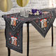 Whitegg FQ44642 Christmas Tablecloth Square Fabric White L90xW90cm.