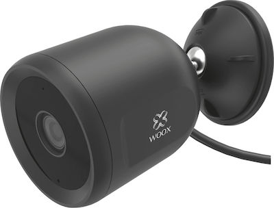 Woox R9044 IP Cameră de Supraveghere Wi-Fi 1080p Full HD Rezistentă la Apă cu Comunicare Bidirecțională de Culoare Neagră