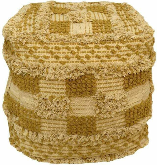 Табуретка Дневна стая Слама Cotton Бежов 45x45x45бр