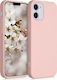 Kalibri Eco-Friendly Back Cover Σιλικόνης Ροζ (iPhone 12 mini)