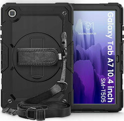Tech-Protect 360 Umschlag Rückseite Silikon Schwarz (Galaxy Tab A7)