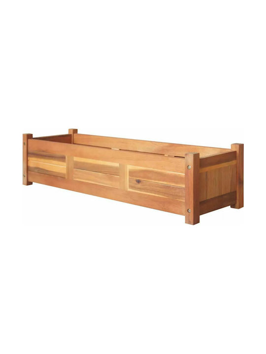 vidaXL 42566 Planter Box In Brown Colour 100x25cm