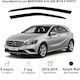 Heko Satz Windabweiser Vordere Dark Fime für Mercedes-Benz Eine Klasse 2Stück