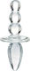 Glas Titus Analdildo Transparent 11.5cm