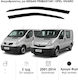Heko Set of Windbreakers Front Car Dark Fime for Opel Vivaro Renault Trafic Nissan Primastar 2pcs