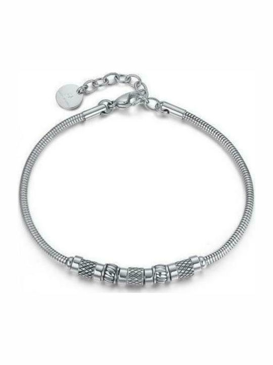 Luca Barra Men's Steel Bracelet